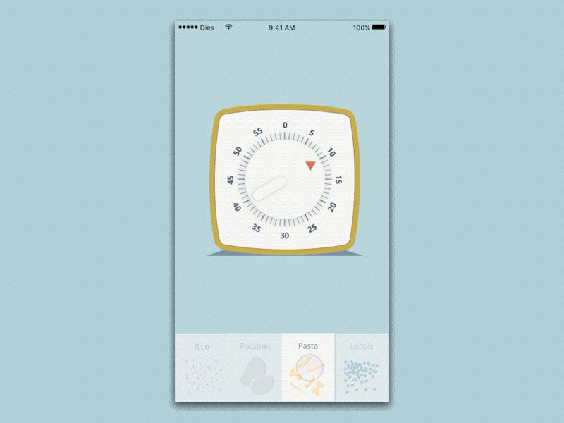 Retro Kitchen Timer